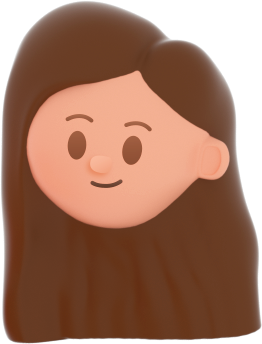 3D People Simple Young Girl Head 